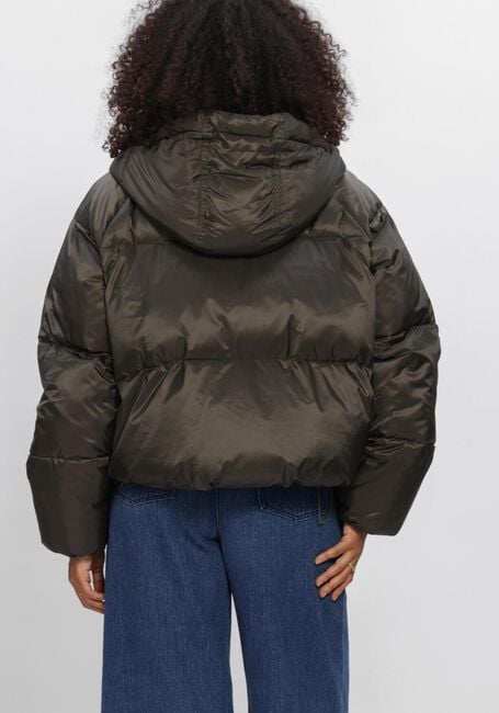 Khaki WITHBLACK Gewatteerde jas WBLEMMA SHORT DOWN PUFFER JKT - large
