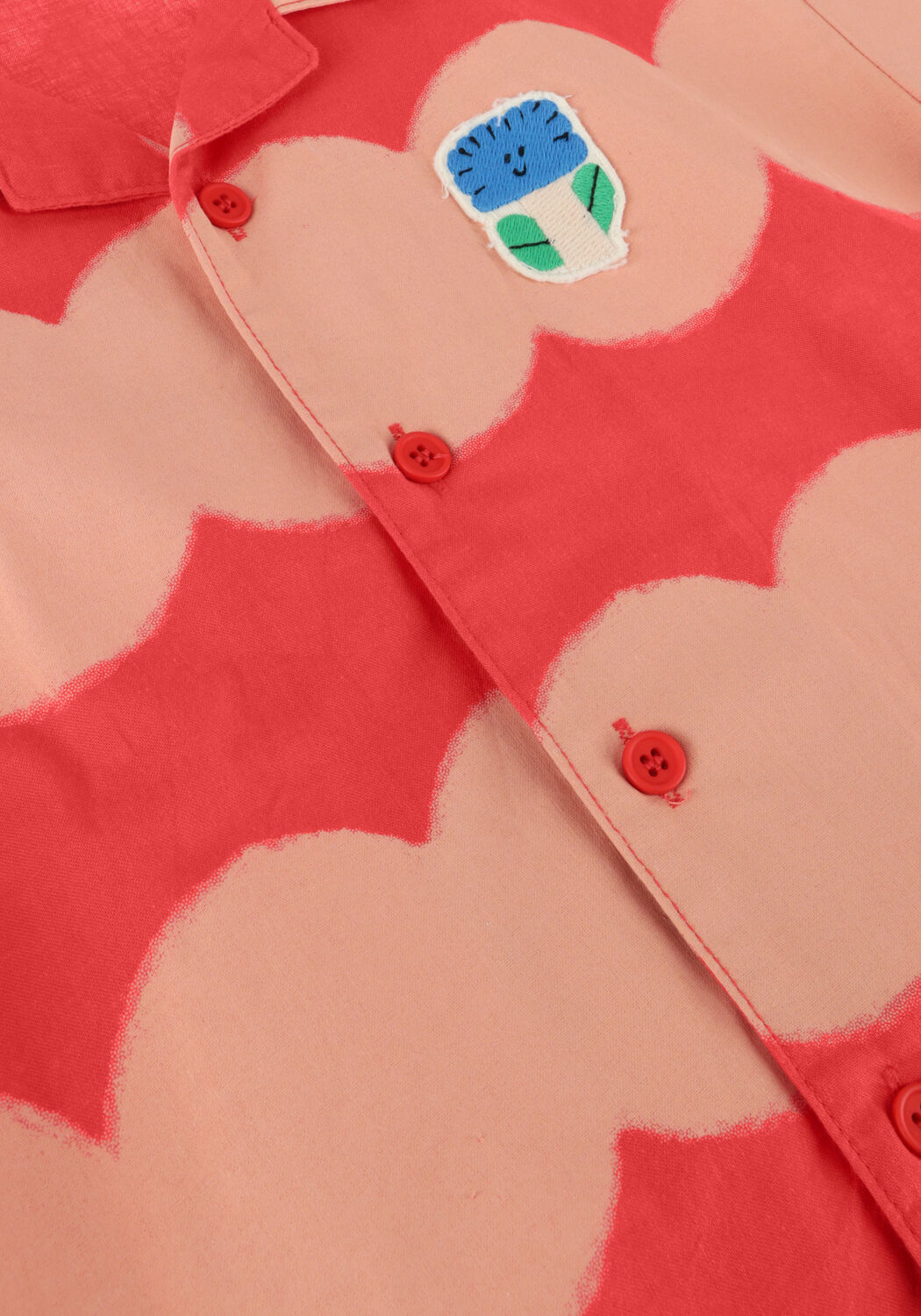 Rode Jelly Mallow Hemden DOT SUMMER SHIRT RED - large