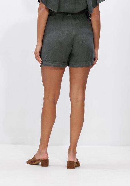 BY-BAR Pantalon courte JUNE LINNEN SHORT Olive - large