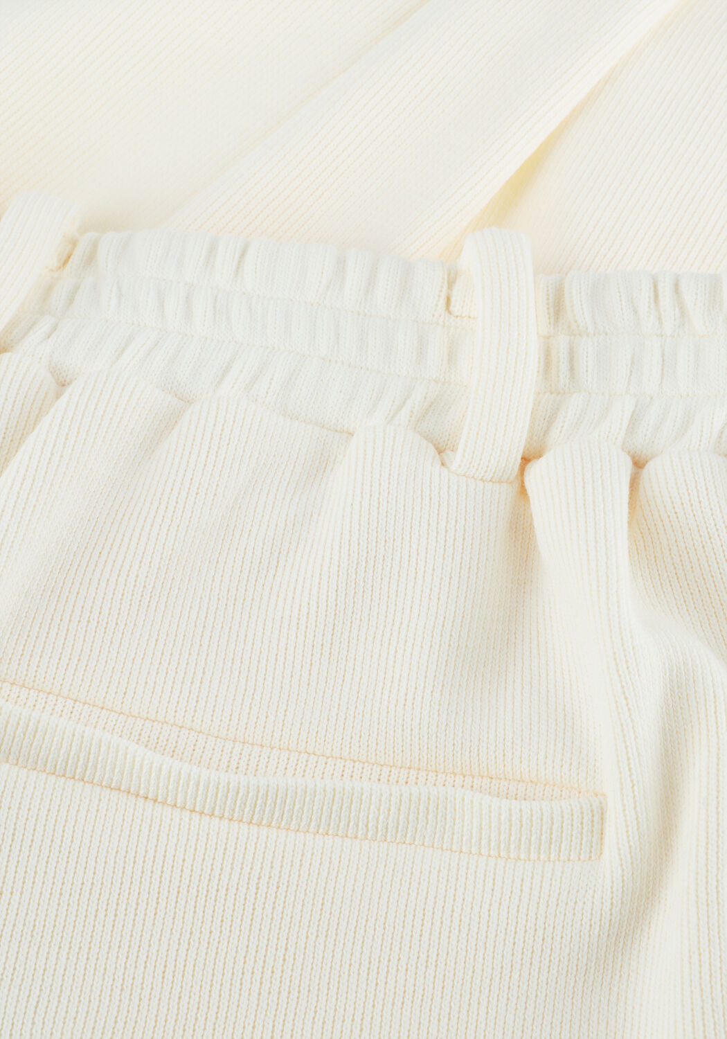 Witte OBJECT Wijde broek OBJNOELLA LISA MW WIDE PANT E  VIP 26 - large