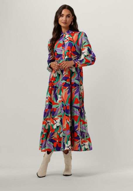 Multi COLOURFUL REBEL Maxi jurk VIANNE BIG FLOWER MAXI DRESS - large