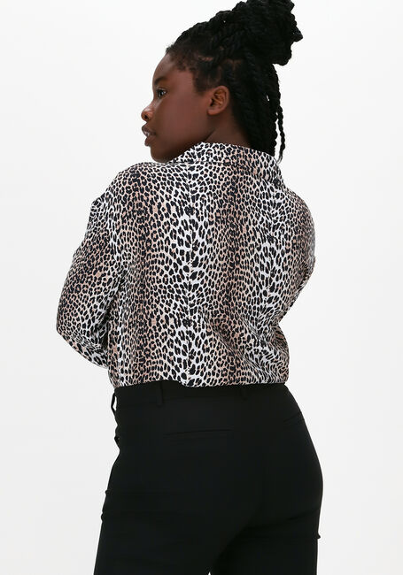 NOTES DU NORD ALICIA LEOPARD SHIRT Blouses en beige - large