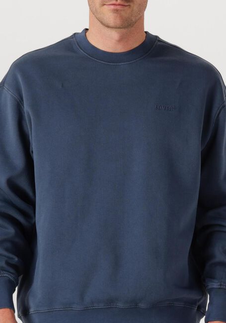 LEVI'S Pull AUTHENTIC CREW en bleu - large