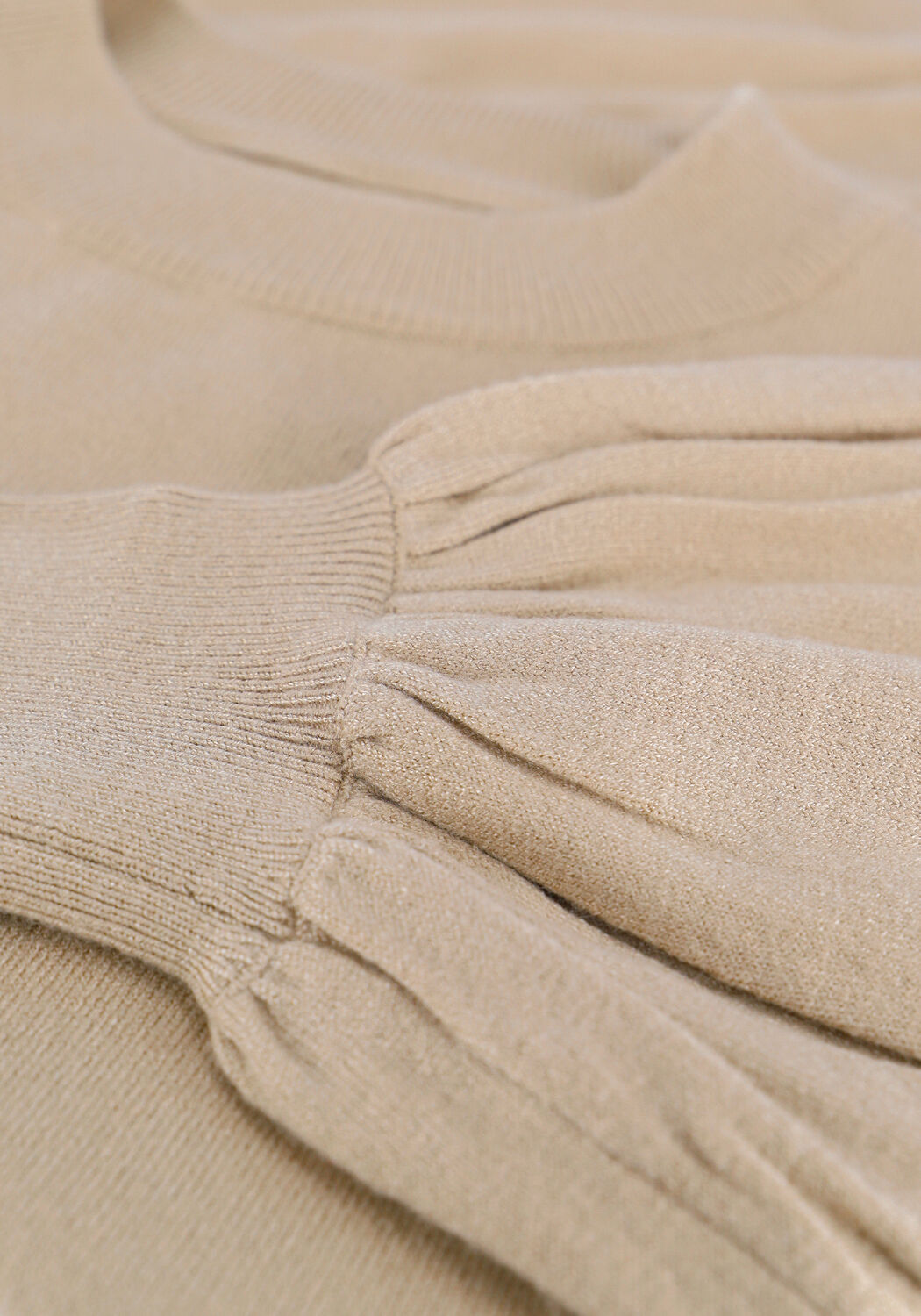 MSCH COPENHAGEN Pull TALMA RACHELLE LS PULLOVER en beige - large