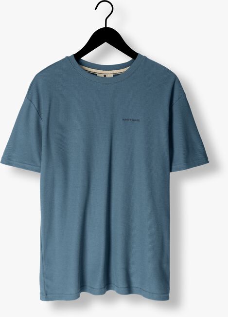 Blauwe ANERKJENDT T-shirt AKKIKKI S/S WAFFLE TEE - large