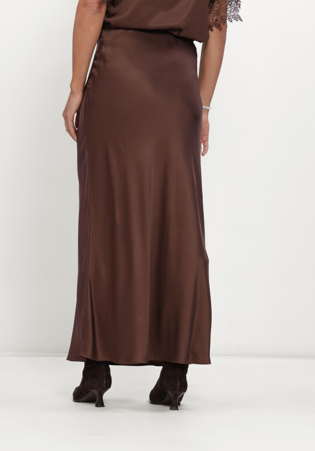 Bruine BRUUNS BAZAAR Rokken KORTHALSIABBJOANELLE SKIRT - large