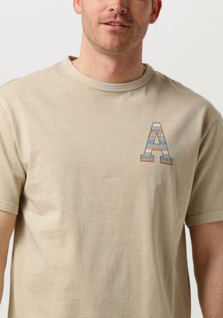 ANERKJENDT T-shirt AKKIKKI S/S PRINT TEE en beige - large