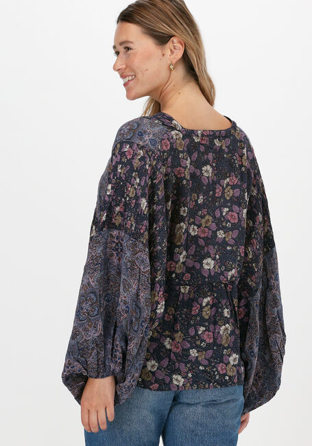 Paarse SISSEL EDELBO  BIBI BALLOON SILK TOP - large