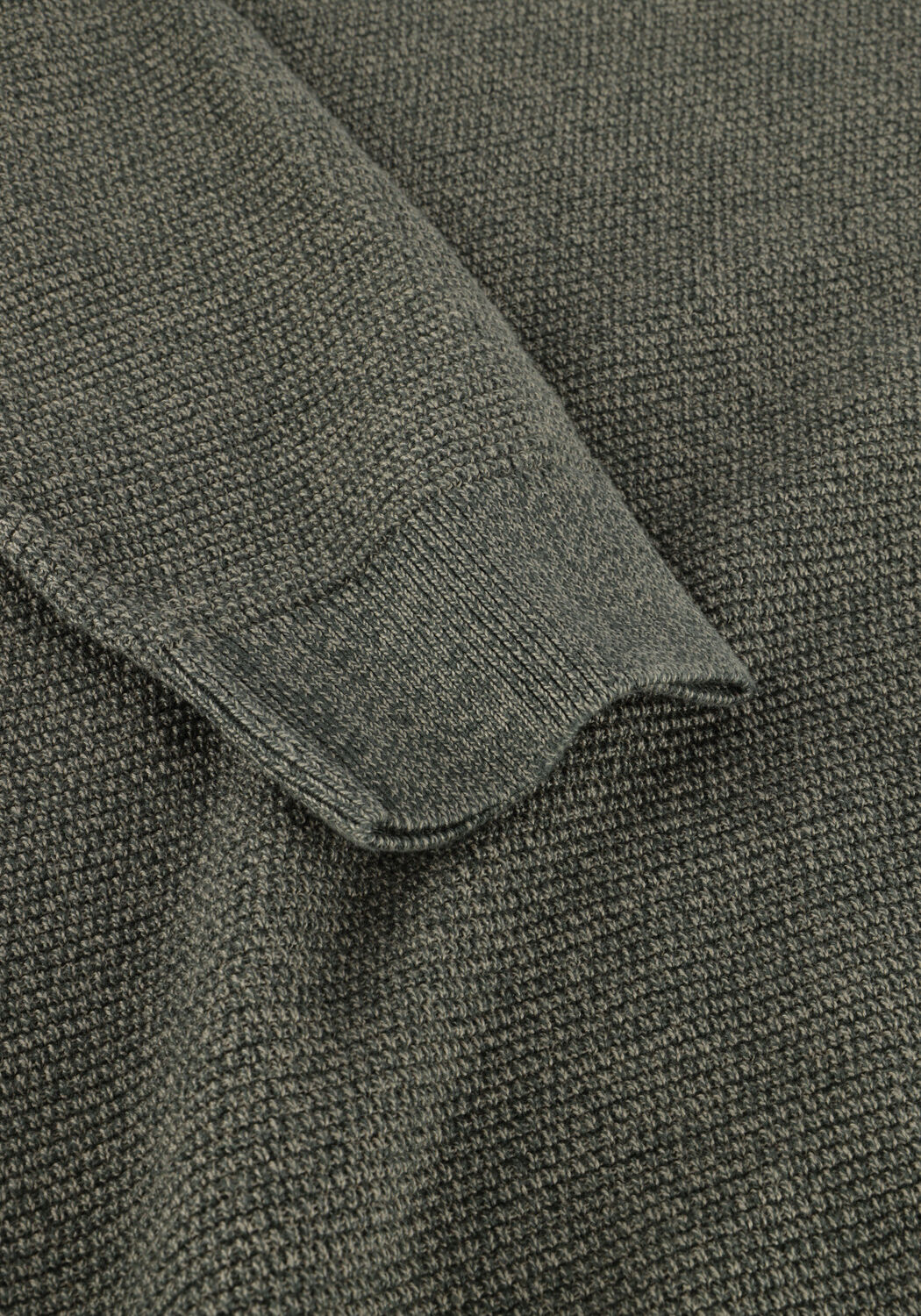 Olijf SELECTED MEN Trui SLHROSS LS KNIT STRUCTURE CREW NECK NOOS - large