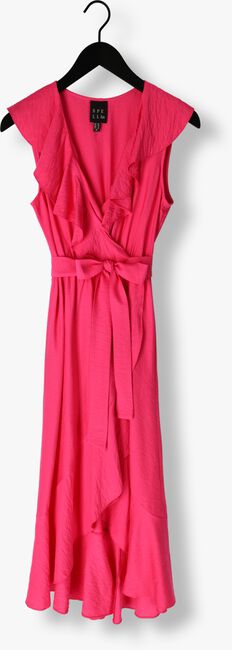 Roze ACCESS Midi jurk SLEEVELESS DRESS WITH RUFFLES - large