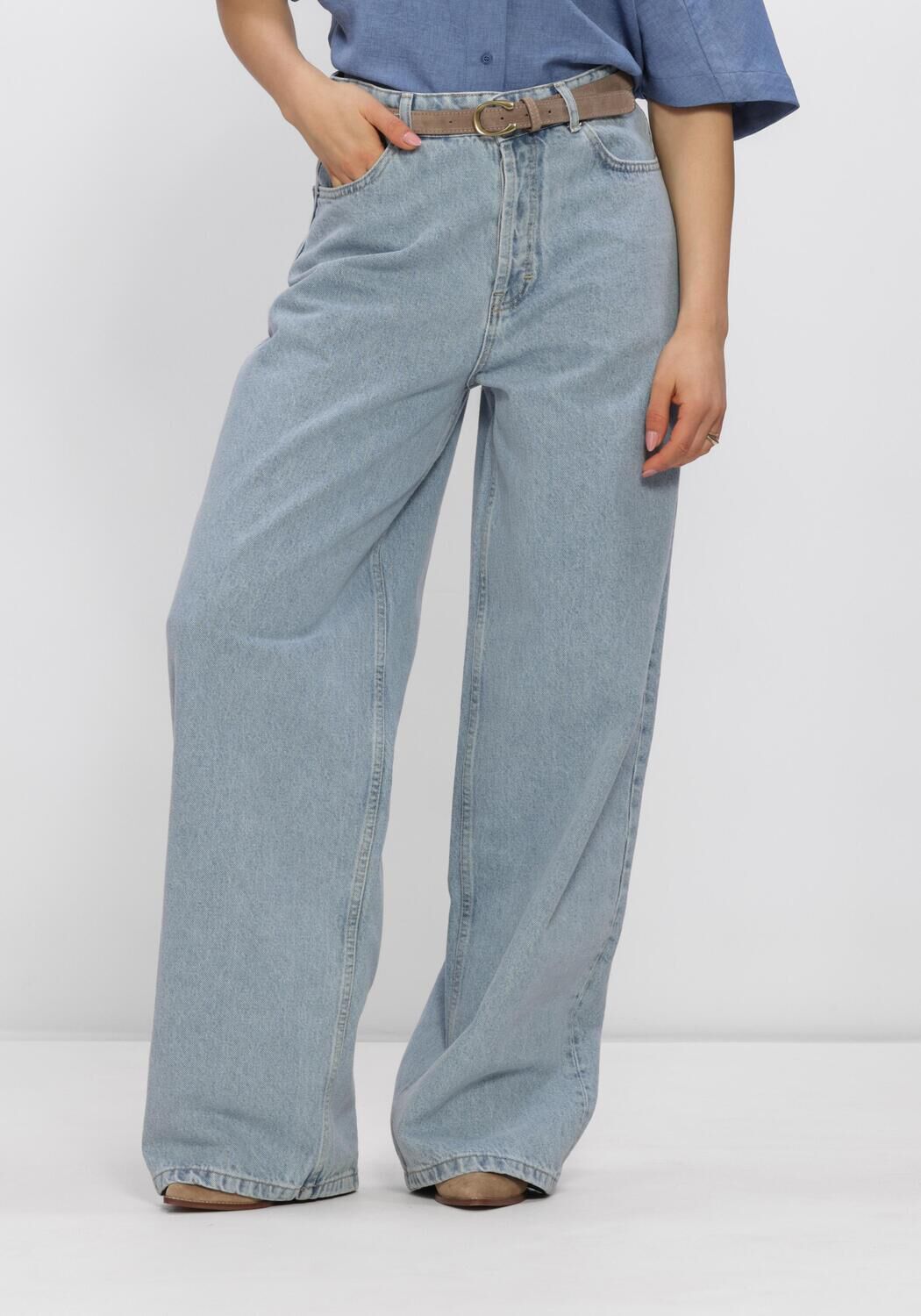 EST'SEVEN Wide jeans EVI JEANS 26 Bleu clair - large