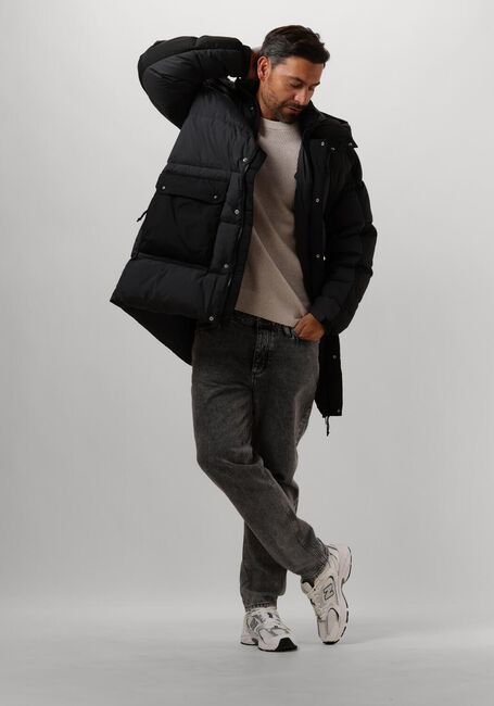 TOMMY JEANS Veste matelassé TJM TWO TONE PARKA en noir - large