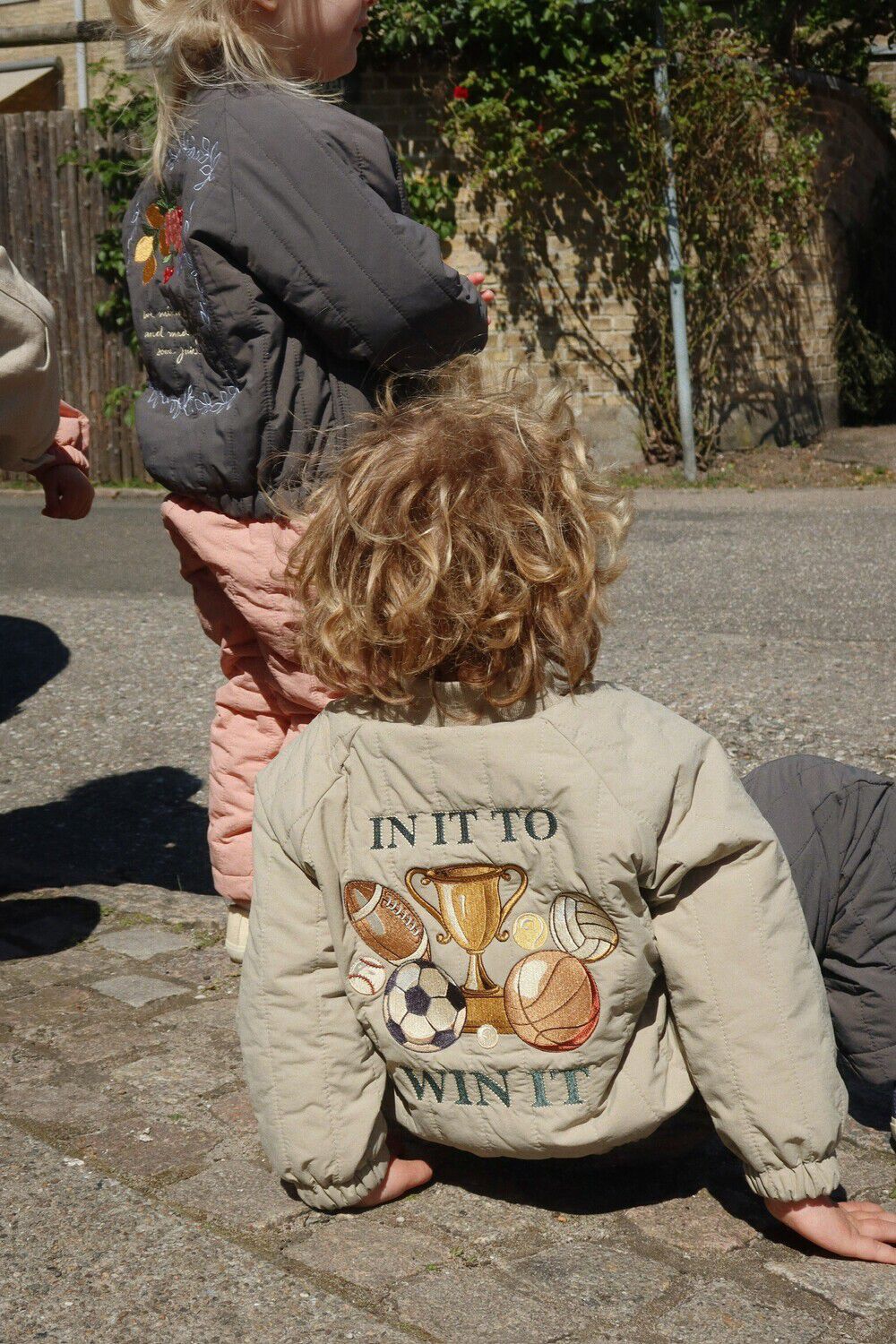 KONGES SLOJD Jack JUNO BOMBER JACKET en beige - large