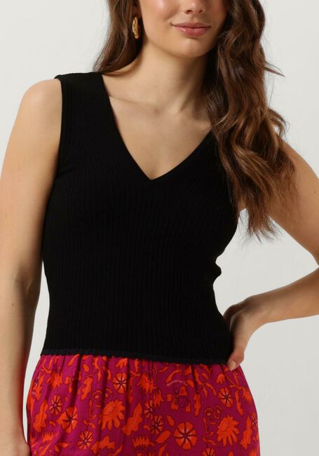 SCOTCH & SODA Haut TIE BACK KNITTED TANK en noir - large