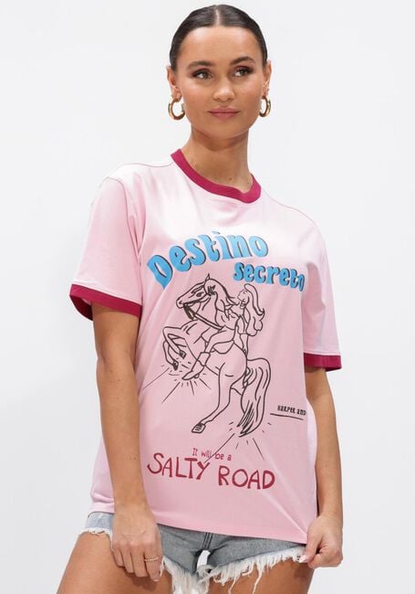 HARPER & YVE T-shirt DESTINOSECRETO-SS en rose - large