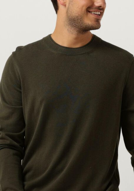 VANGUARD Pull CREWNECK COTTON MODAL en vert - large