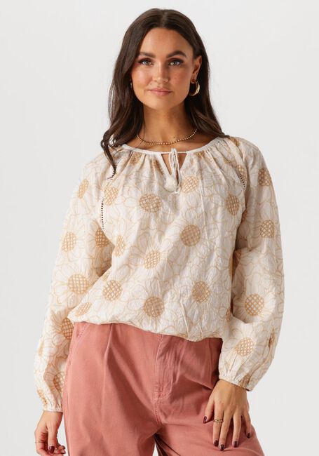 SUMMUM LONGSLEEVE TOP FLOWER EMBROIDERY Blouses en blanc - large