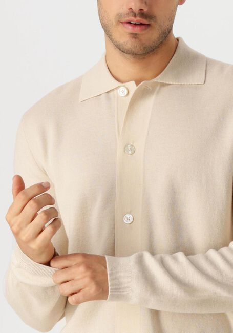 SELECTED HOMME LSHTRAY LS KNIT MERINO BUTTEN CARDIGAN Pulls & Gilets Écru - large
