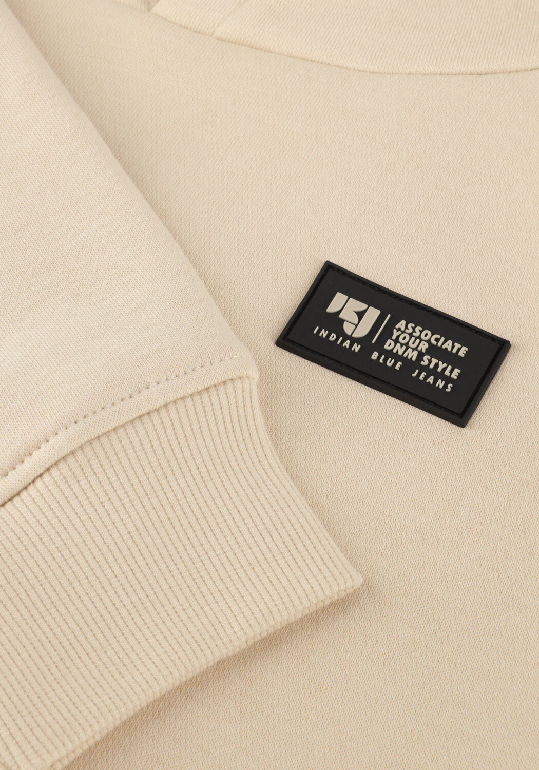 Ecru INDIAN BLUE JEANS Sweater HOODIE BADGE - large