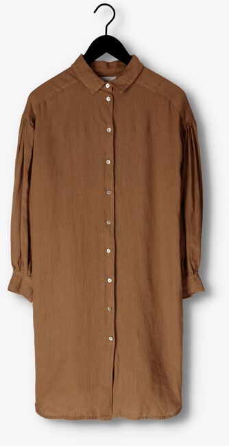 BY-BAR Robe midi SARAH LINEN LONG DRESS en marron - large