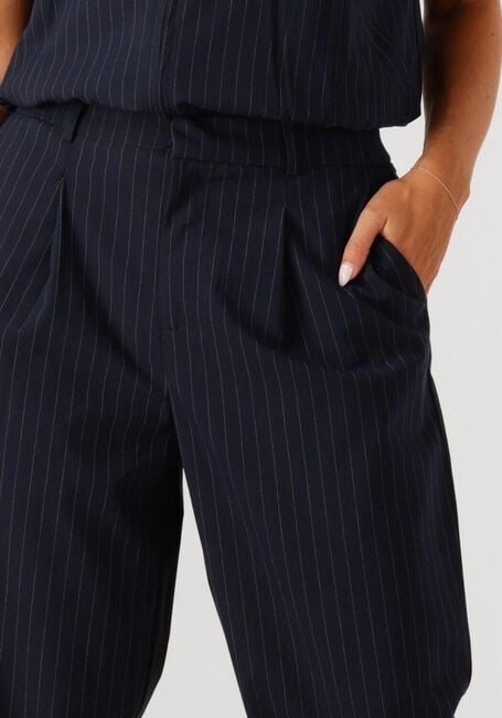 WITHBLACK Pantalon large WBLVALENTINA STRIPED PANT Bleu foncé - large