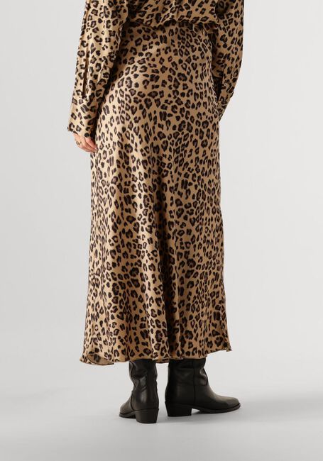 MSCH COPENHAGEN Jupe midi MSCHCLARETTE IRIDA SKIRT AOP en marron - large