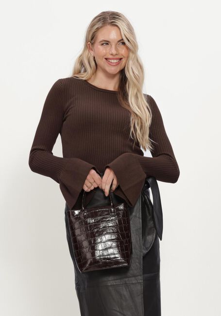 LINA LOCCHI Pull LL-BINE en marron - large