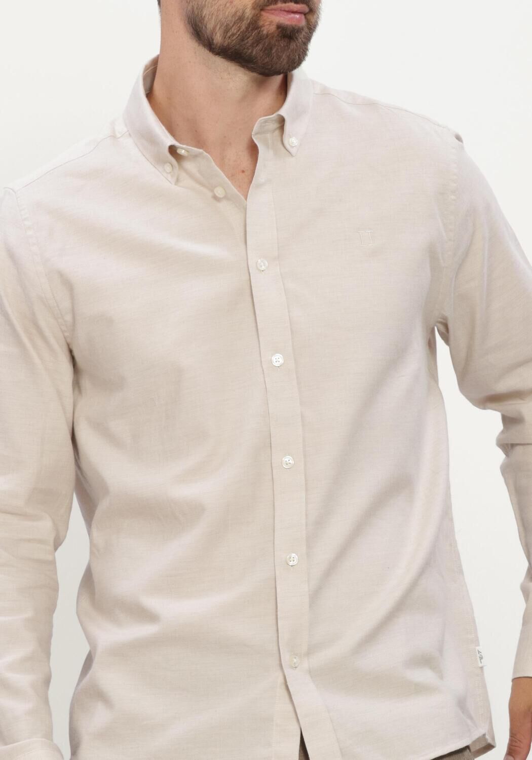 LES DEUX Chemise classique SOFT FLANNEL SHIRT en blanc - large
