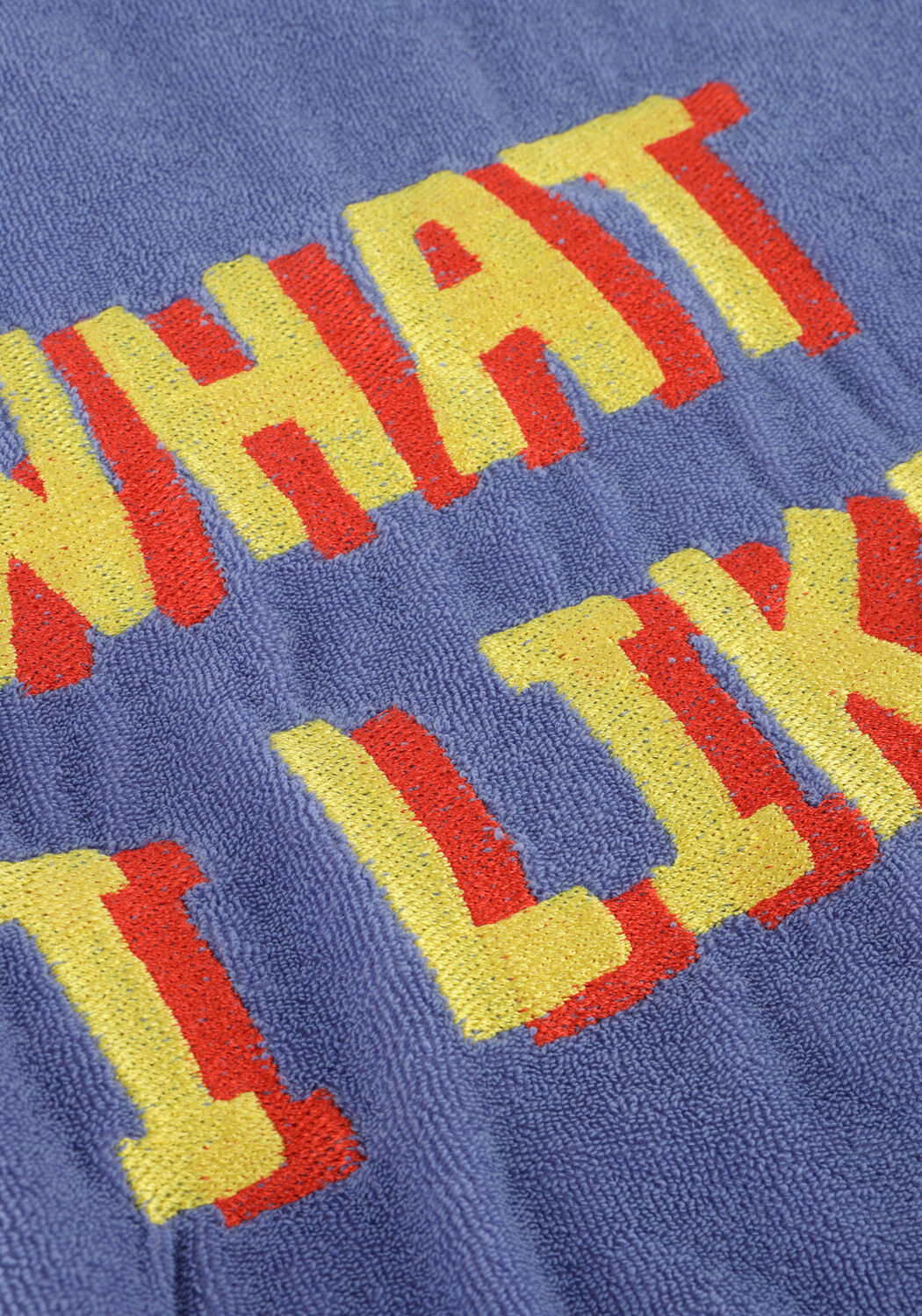 CARLIJNQ T-shirt WHAT I LIKE - SWEATERR SHORT SLEEV E WITH EMBROIDERY en bleu - large