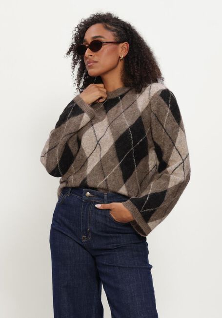 MINUS Pull MSINARA RWS KNIT PULLOVER en marron - large