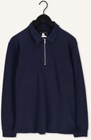 Donkerblauwe EDWIN Polo ZIPPED POLO HEAVY FELPA Donkerblauwe EDWIN Polo ZIPPED POLO HEAVY FELPA - medium