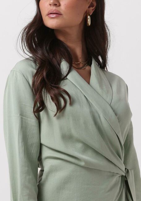 COLOURFUL REBEL Mini robe DORIN UNI WRAP MINI DRESS Menthe - large