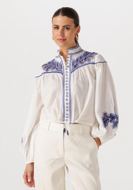 Witte SCARLETT POPPIES  ZILLENO TOP - large
