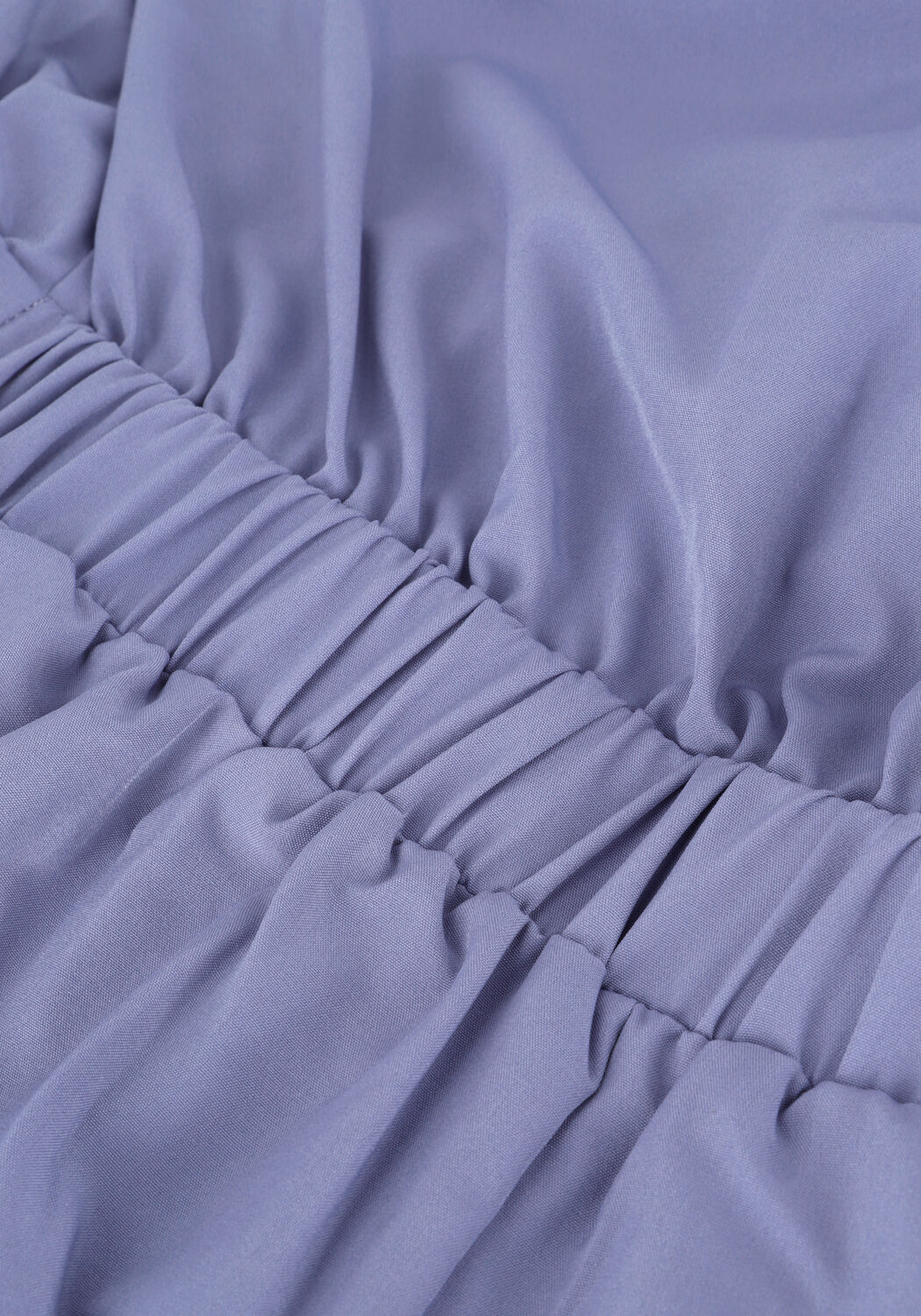 Lichtblauwe NA-KD  LONG SLEEVE FRILLED PLAYSUIT - large