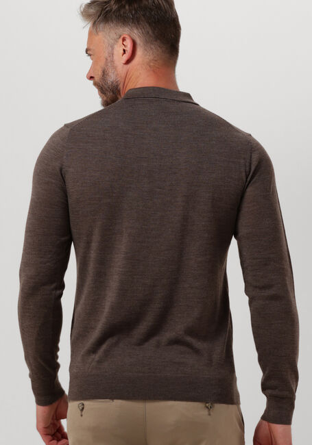 PROFUOMO Polo POLO LONGSLEEVE en taupe - large