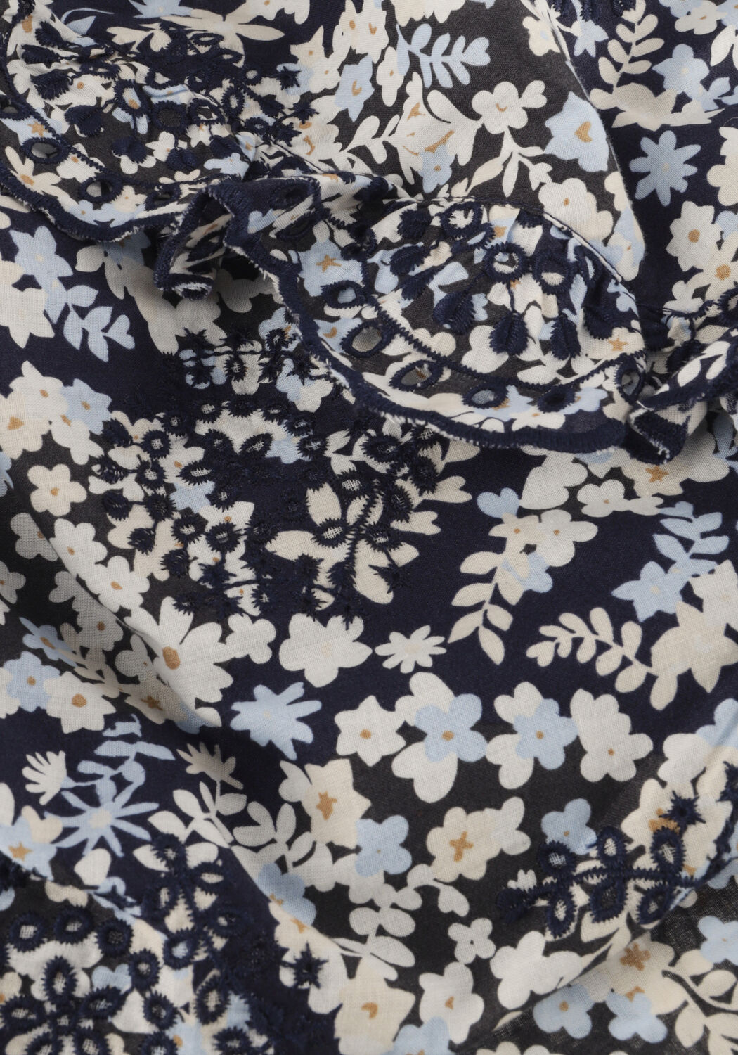 FABIENNE CHAPOT Mini robe DAILA BRODERIE DRESS 102 en bleu - large