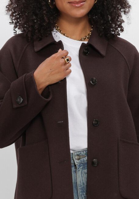 Bruine WITHBLACK Jack WBLLUCIA MEL WOOL JACKET - large