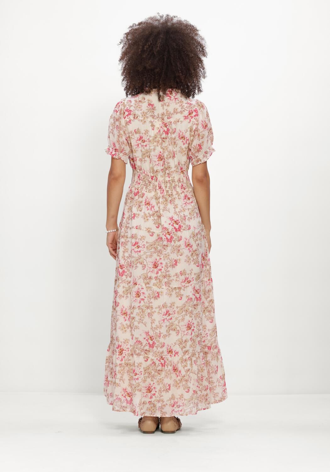 NEO NOIR KANZA FLOWER ROSE DRESS Robes en rose - large