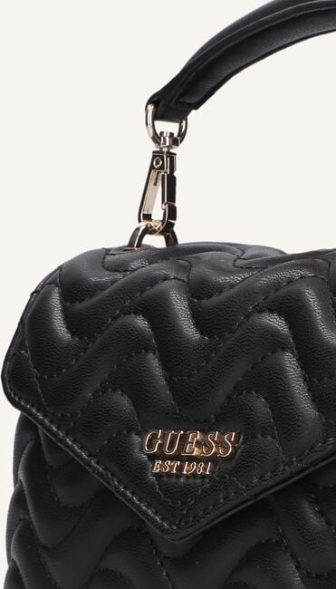 Zwarte GUESS Handtas MELISANDRA MINI TP HNDLE FLAP Zwarte GUESS Handtas MELISANDRA MINI TP HNDLE FLAP - large