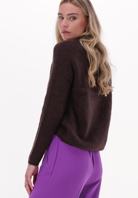Y.A.S. Pull YASALVA LS O-NECK KNIT PULLOVER en marron - large