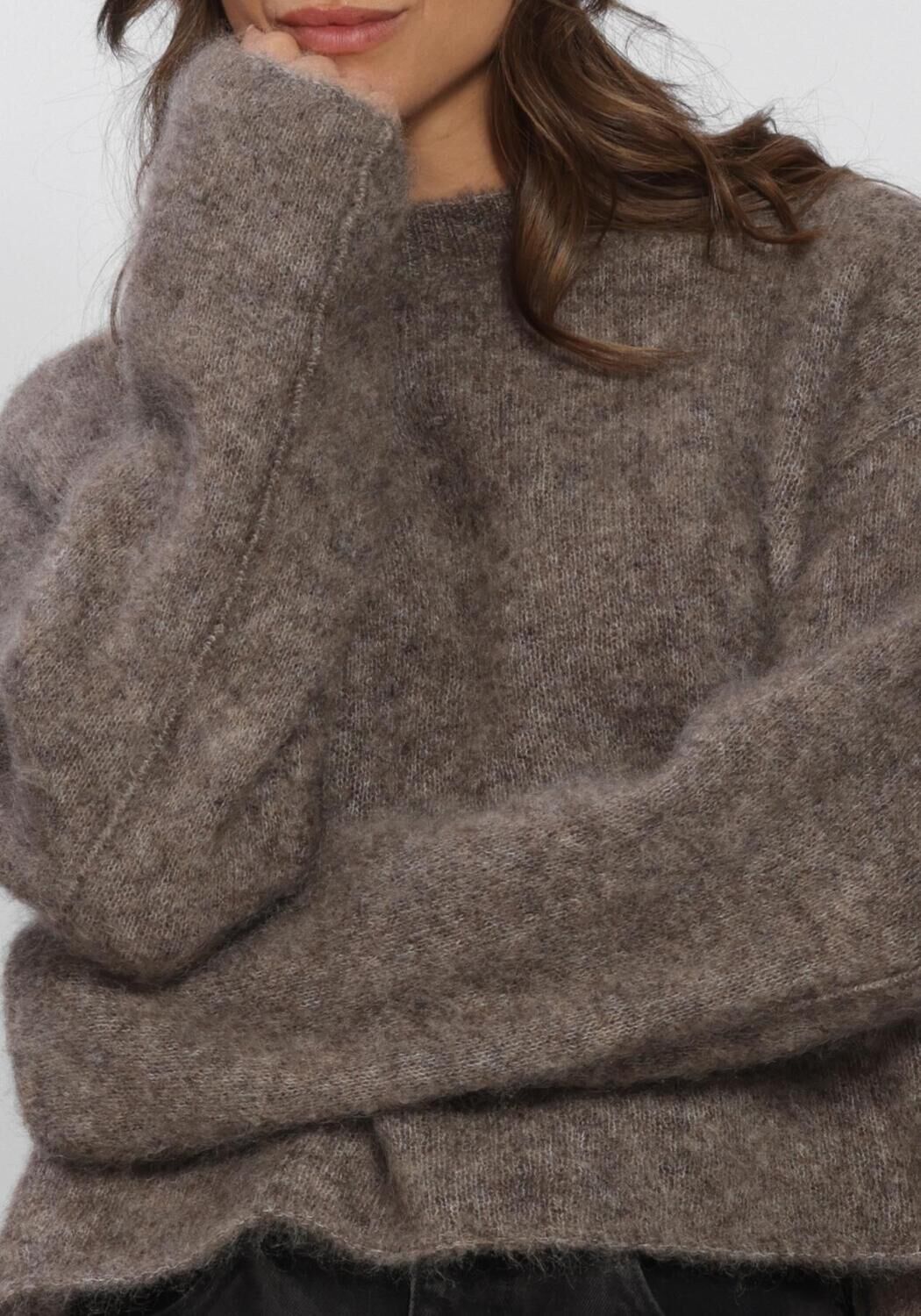 BY-BAR Pull VASILE PULLOVER en taupe - large