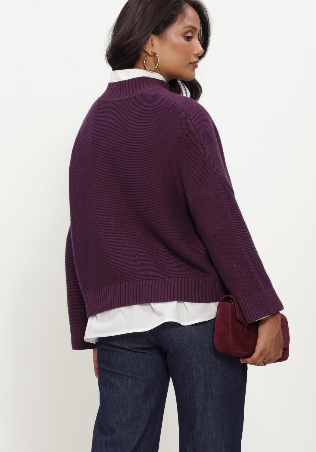 Paarse CAROLINE BISS Vest 4203 - large
