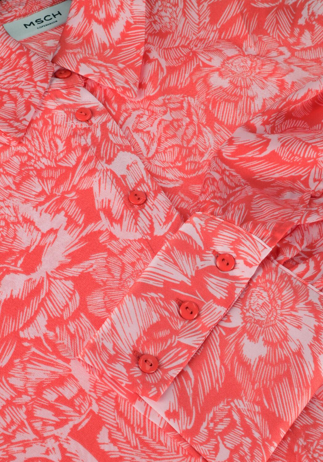 MSCH COPENHAGEN MARICEL MYRINA SHIRT AOP Blouses en rose - large