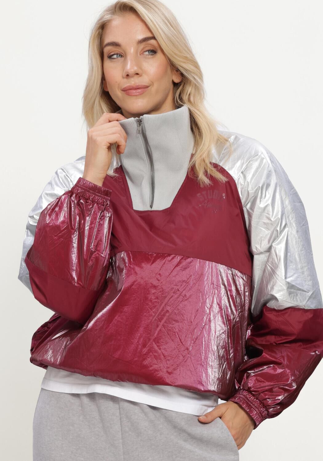 STUDIO AMAYA Jack HOLD JACKET Bordeaux - large