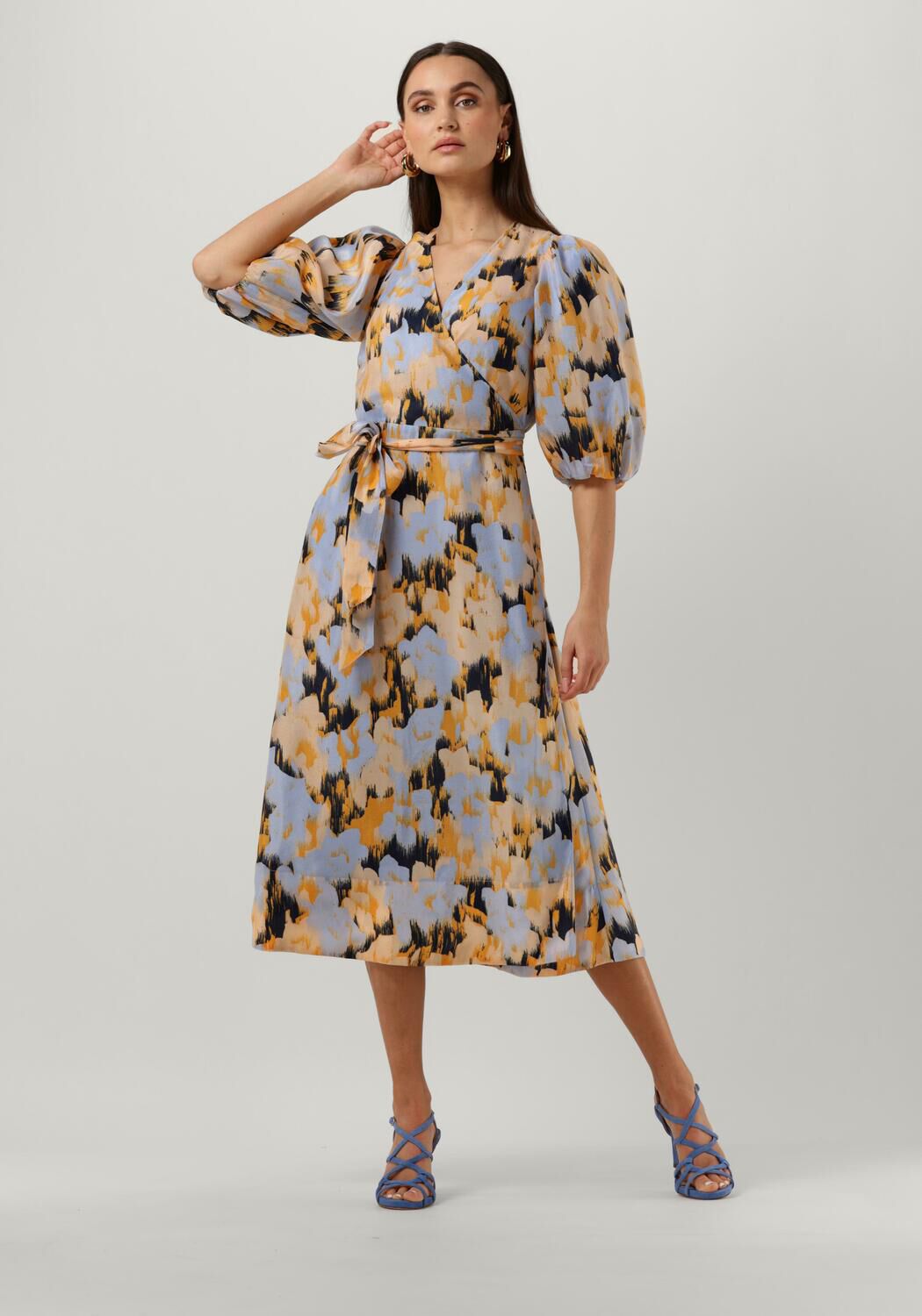 Second female wrap dress clearance