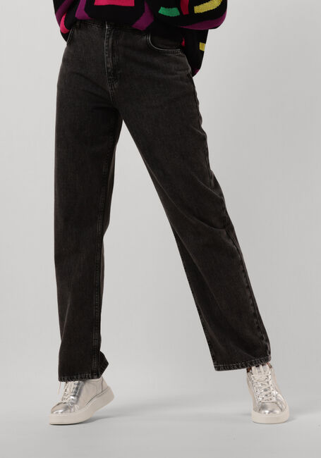 ALIX THE LABEL Pantalon large BAGGIE DENIM PANTS Gris foncé - large