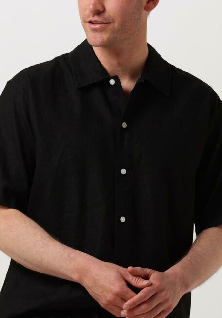 WOODBIRD Chemise décontracté WBBANKS LINEN SHIRT en noir - large
