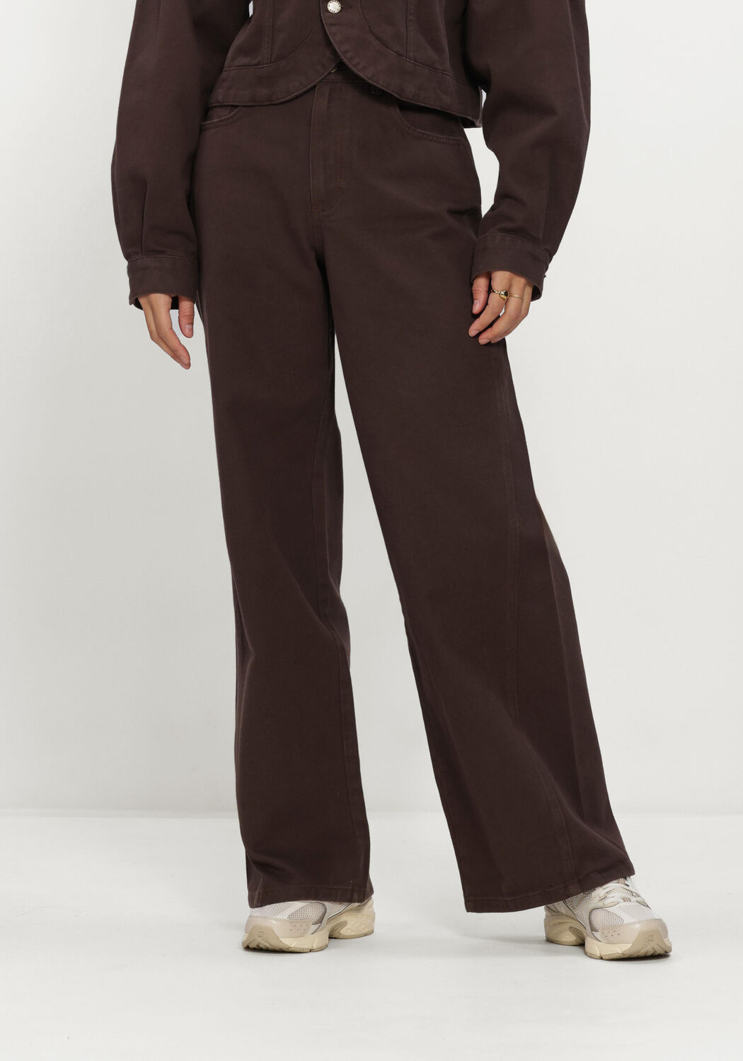 Bruine HARPER & YVE Broeken/jumpsuits MAYRA-PA - large