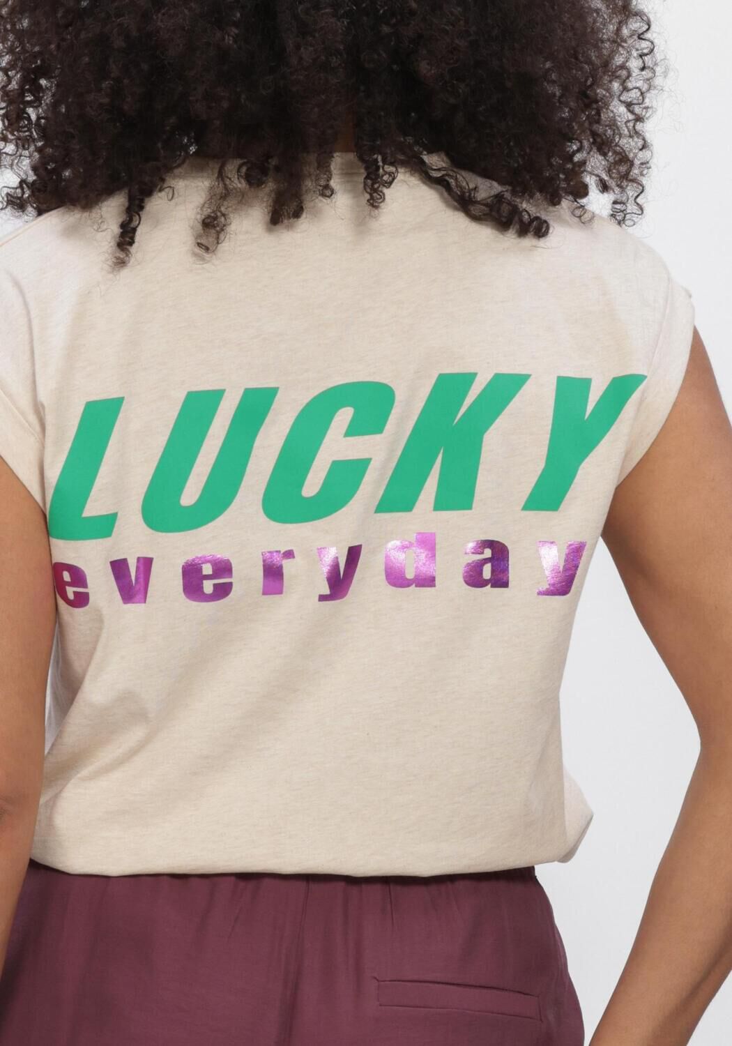 BY-BAR Haut TOBY LUCKY EVERYDAY TOP en beige - large