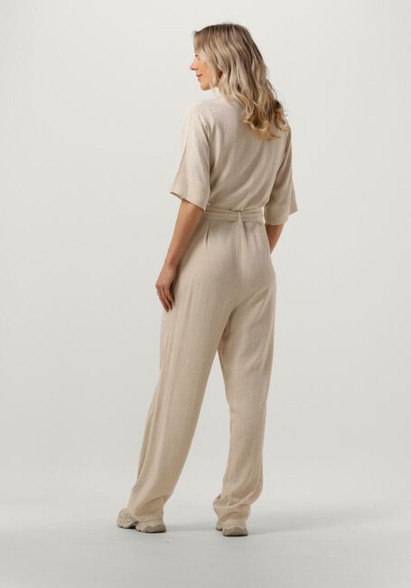 SELECTED FEMME Combinaison SLFVIVA 2/4 LONG LINEN JUMPSUIT Sable - large